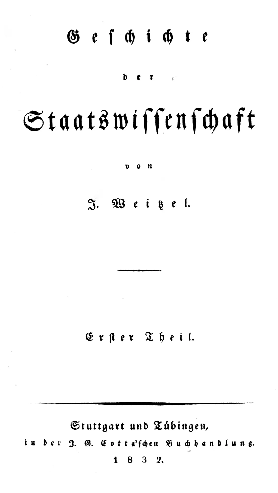 Title page of Johannes Weitzel