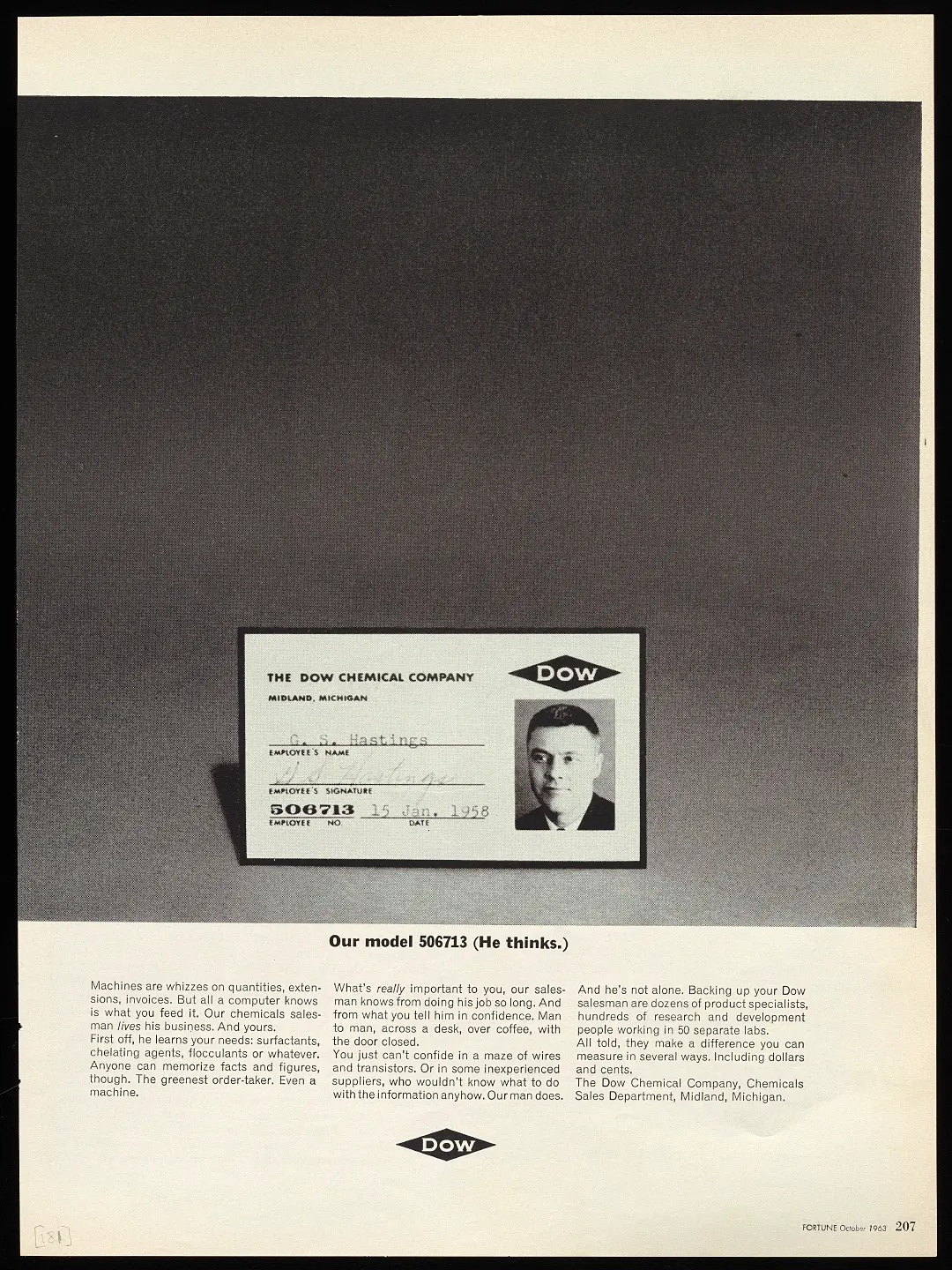 Dow Chemical advertisement. Part 1
