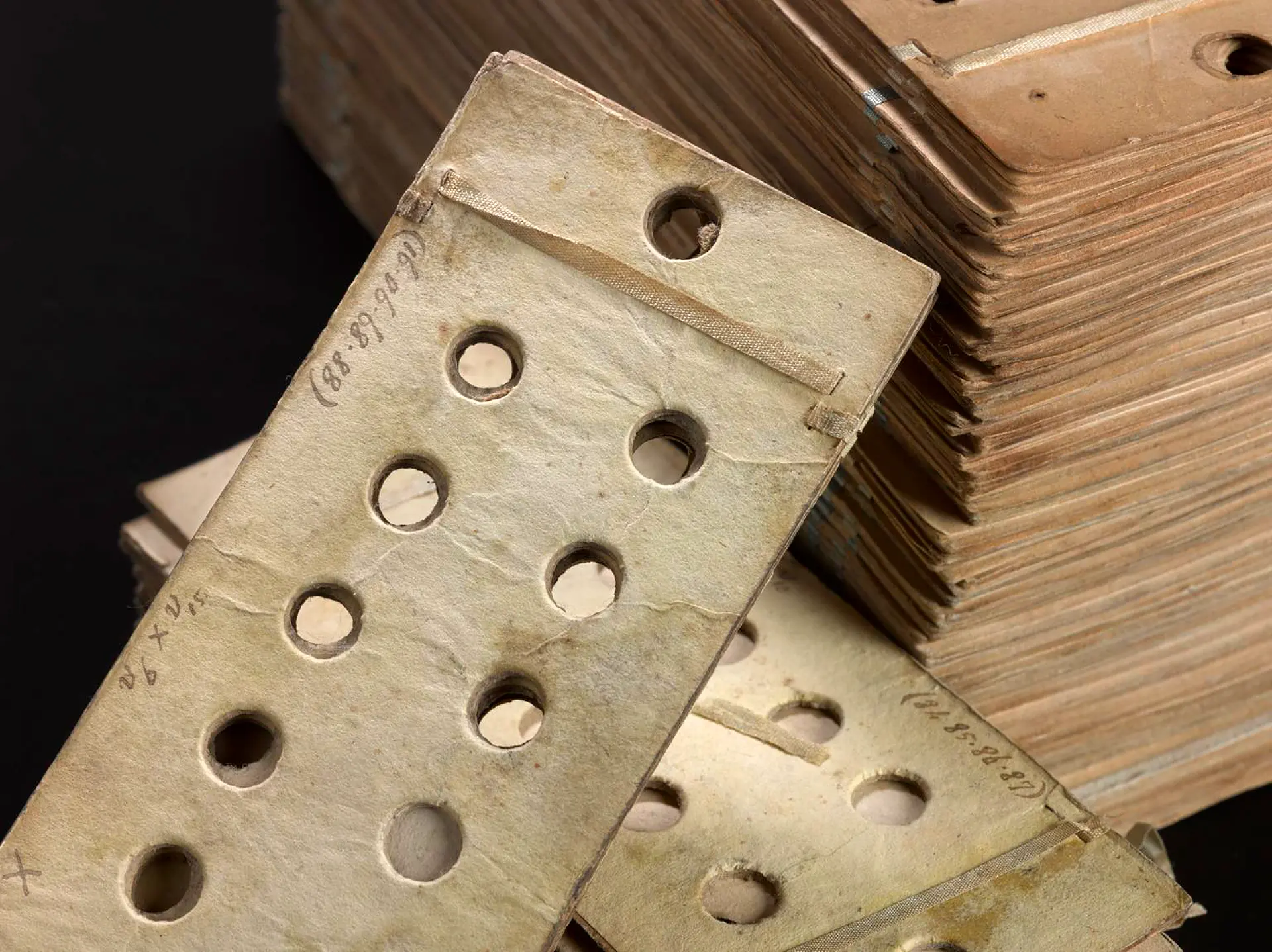 Types of punched cards for Babbage’s Analytical Engine