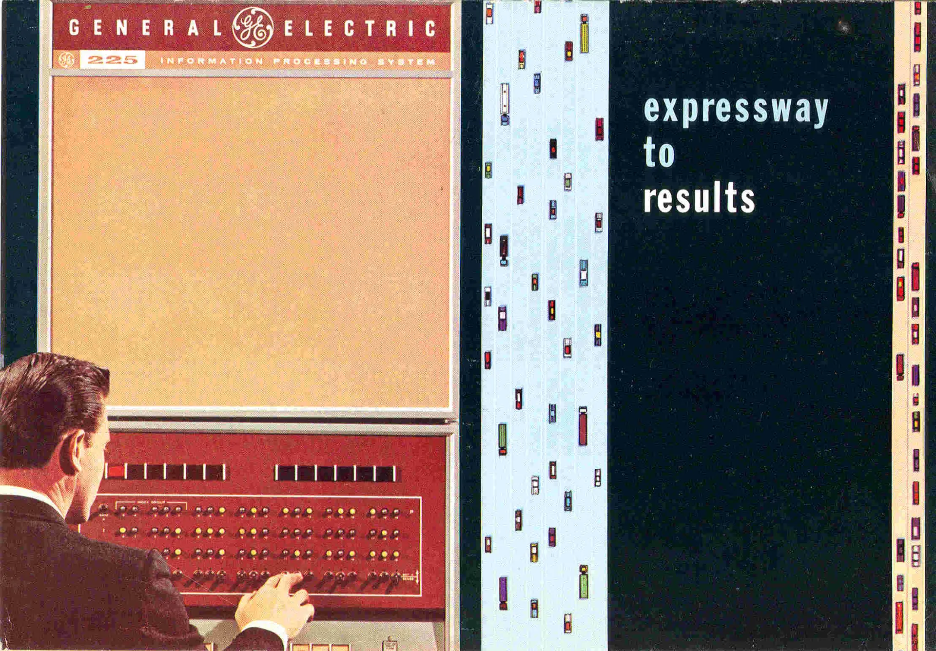 ales brochure for the GE-200 series computer (1960s)