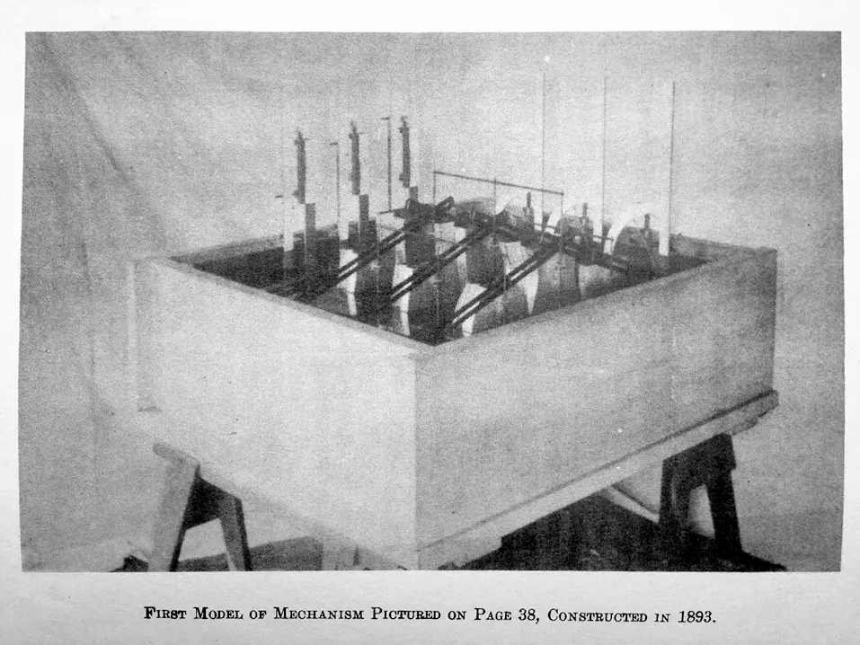 Irving Fisher’s hydraulic machine